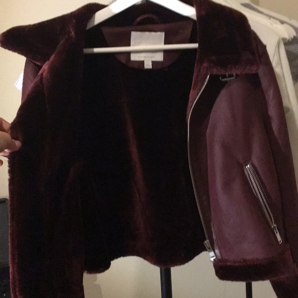 Sm Maroon Jacket // Anthropology - Picture 4 of 5